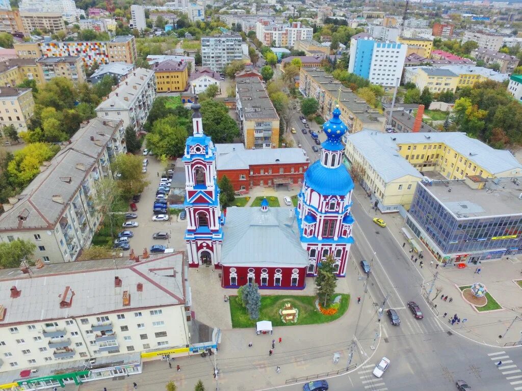 Где в калуге можно сделать. Церковь Иоанна Предтечи в Калуге. Церковь Усекновения главы Иоанна Предтечи (Калуга). Город Калуга Московская область. Церковь Иоанна Предтечи Калуга с высоты птичьего полета.