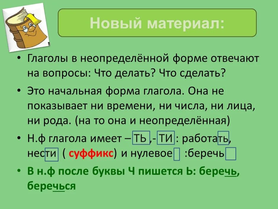 Запишите заменяя глаголы в неопределенной форме