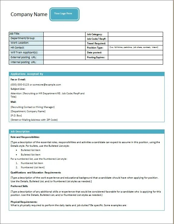 Job description Template. Job instruction Duties. Job description Soundman. Transsearch job description. Form description