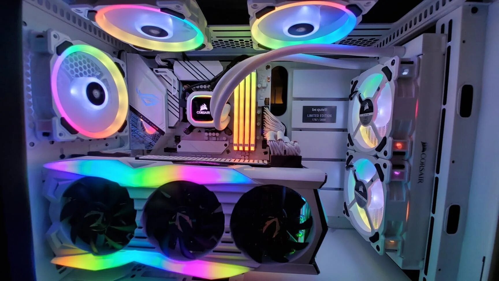 Cougar rgb white. РГБ ПК. РГБ подсветка для ПК. Корпус для RGB ленты. Корпус cougar Purity RGB [CGR-5pc4w-RGB] белый.