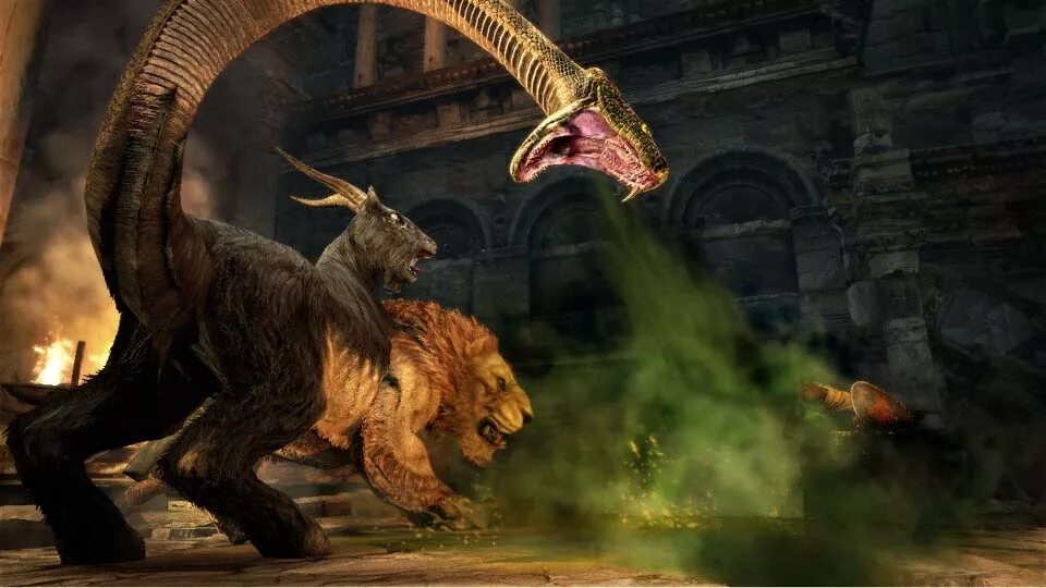 Dragon s dogma 2 гигантский страж. Химера драгон Догма. Драгонс Догма Дрейк. Химера (мифология). Мантикора игра.