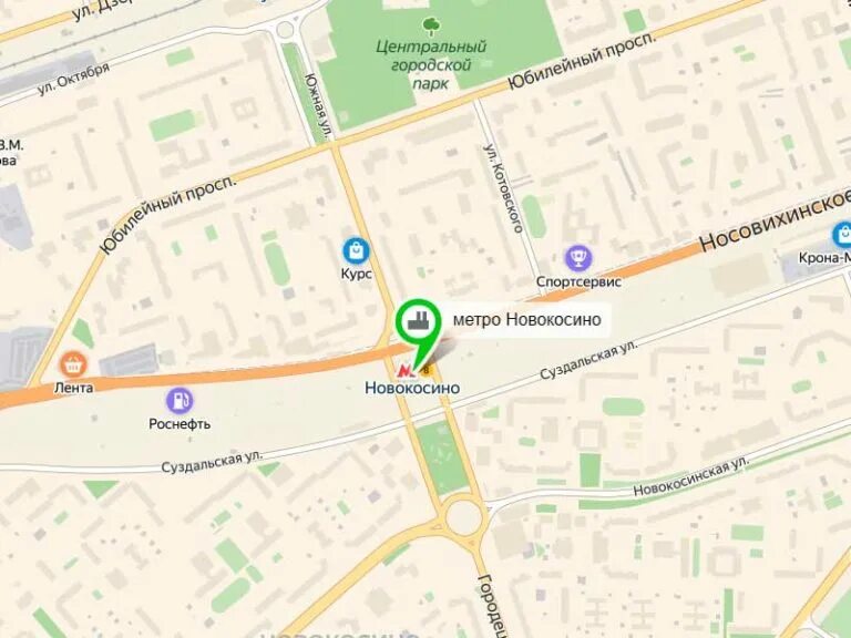 новокосино рядом с метро. новокосино первый вагон из центра. центральная городская больница г. носовихинское шоссе владение 4. метро новокосино выходы.