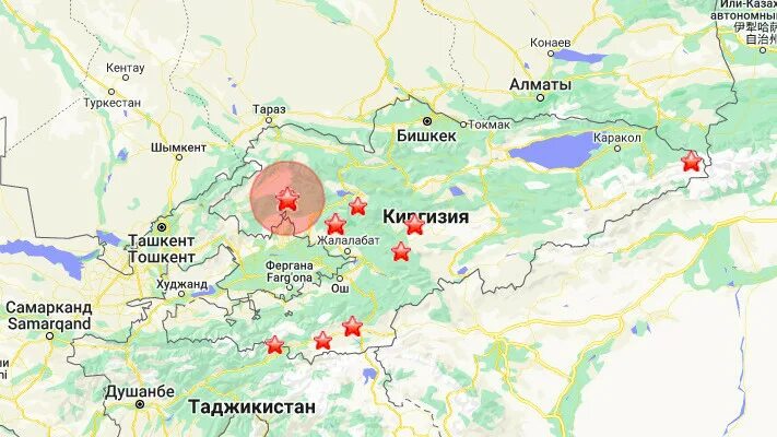 Эпицентр землетрясения в киргизии. Землетрясение в кыргызстане. карта землетрясений кыргызстана. землетрясение в кыргызстане в 1992. эпицентр землетрясения в алматы на карте.