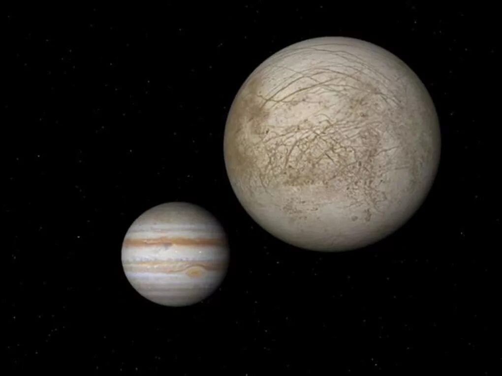 Спутники юпитера луна. Jupiter's Moon Europa. Шестой Спутник Юпитера Европа. Поверхность Европы спутника Юпитера. Европа Спутник спутники Юпитера.