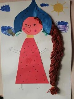 Аппликация царевна