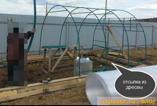 Установить теплицу из поликарбоната на фундамент