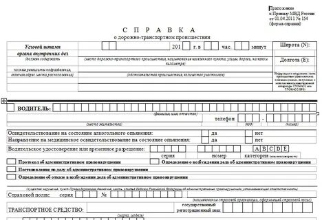 Приказ дтп