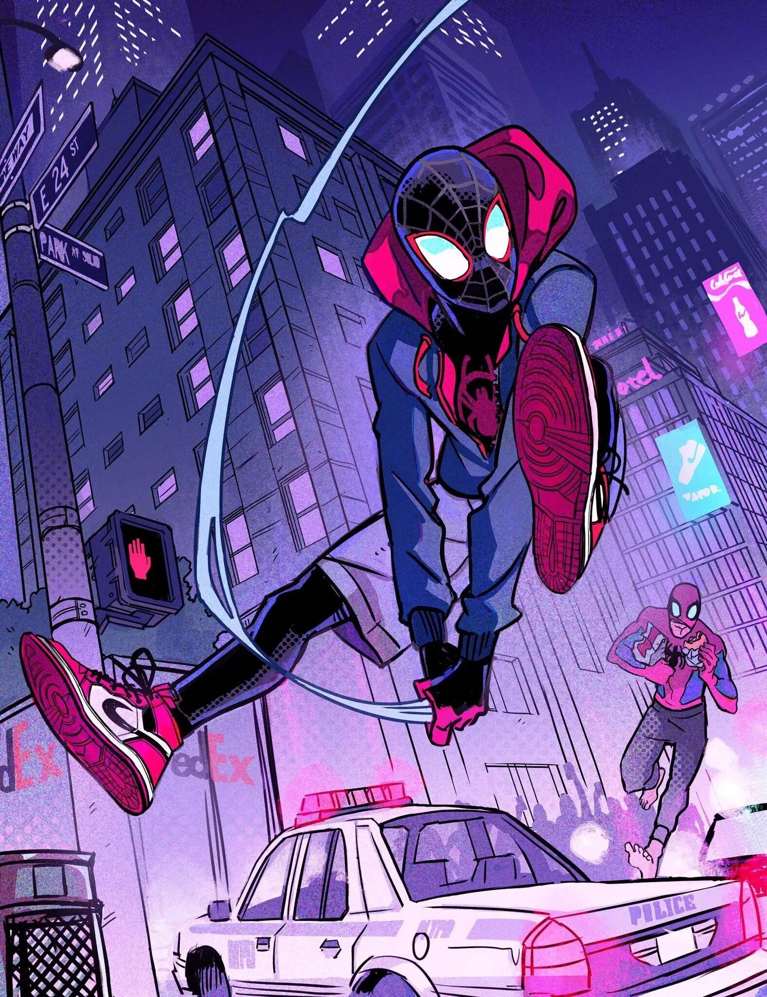 Человек паук вселенная комикс. Spider-Verse Майлз Моралес. Майлз Моралес человек паук через вселенную. Человек паук Майлз Моралес арт. Майлз Моралес арт.