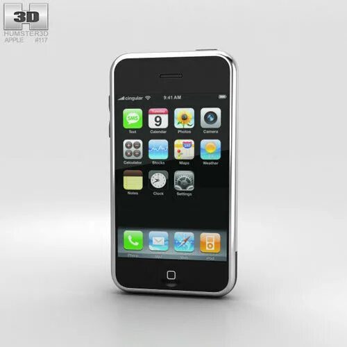 3D модель iPhone 2G (1-го поколения) - TurboSquid 1311864