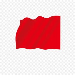 Флаг красный на белом фоне