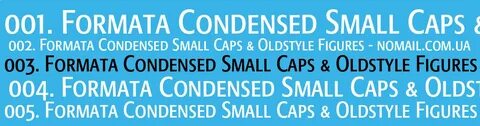 Шрифт small caps