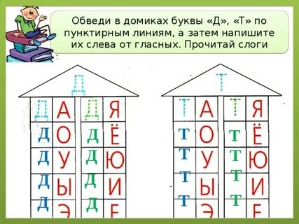 Закрепление буквы т
