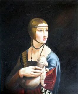 Lady with an Ermine,Leonardo Da Vinci 