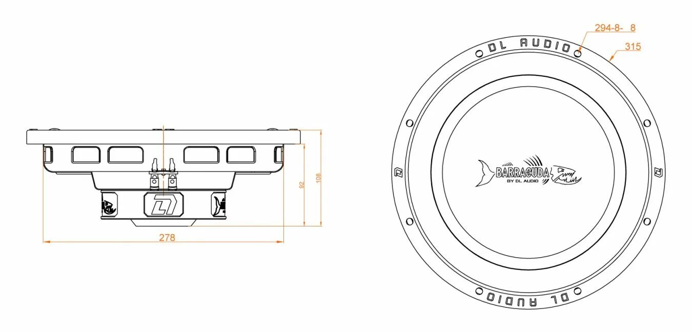 Barracuda flat 6.5 подключение без усилителя Сабвуфер автомобильный 12 дюймов DL Audio Barracuda 12 Flat купить в интернет-