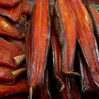 Красная рыба камчатки