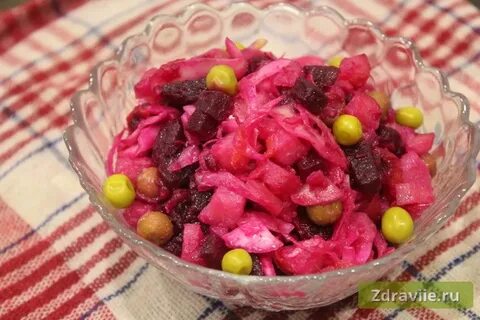Ингредиенты винегрета с квашеной капустой рецепт
