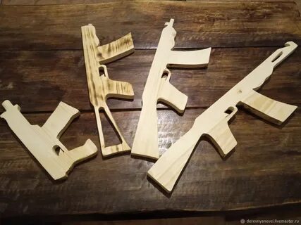 Автомат ак из дерева