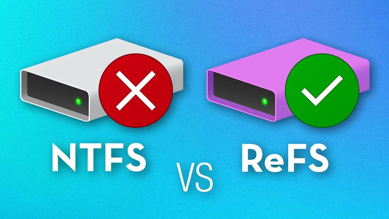 Система refs. Refs vs ntfs. ntfs и refs. refs (resilient file system) как работает. refs (resilient file system).