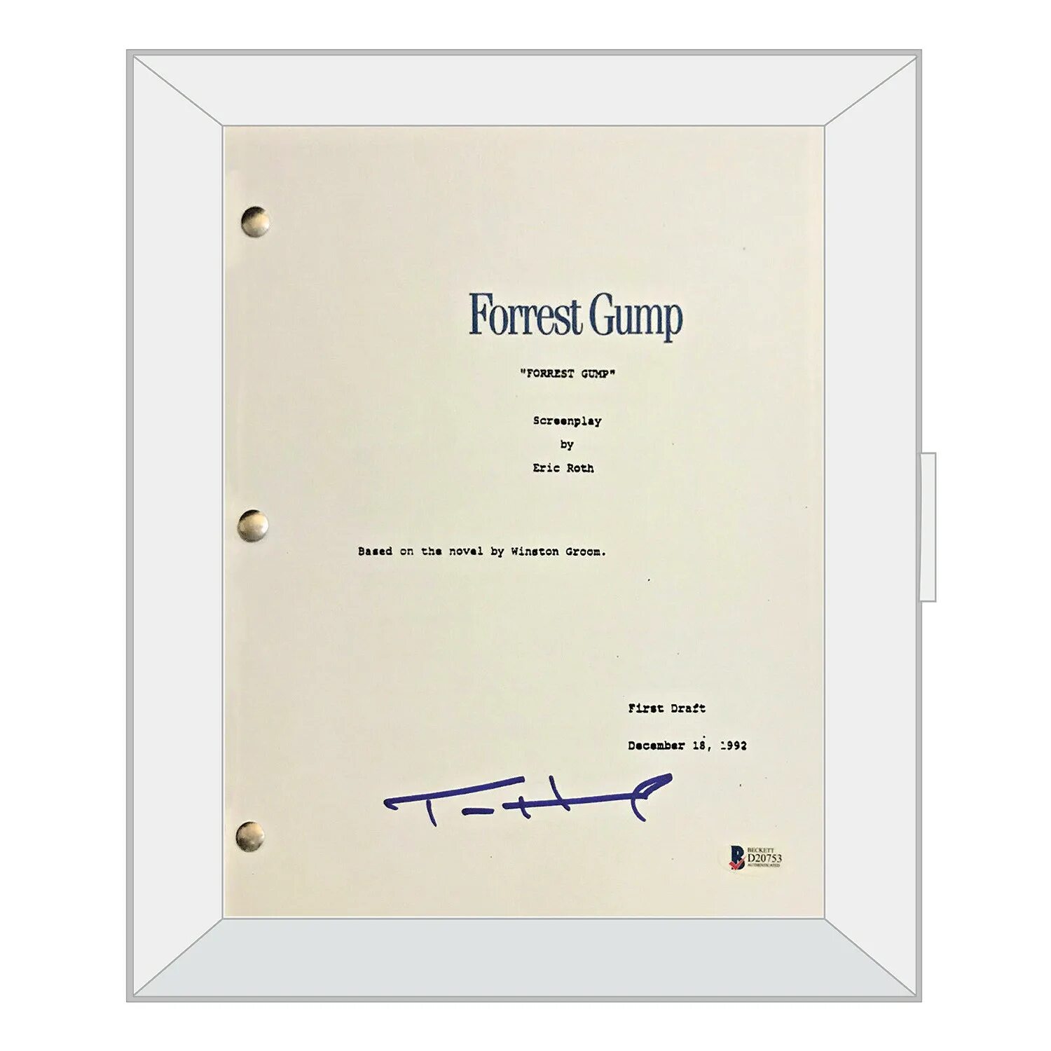 Framed script