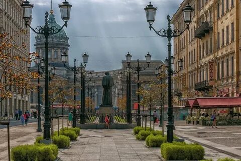 Пешеходные улицы спб
