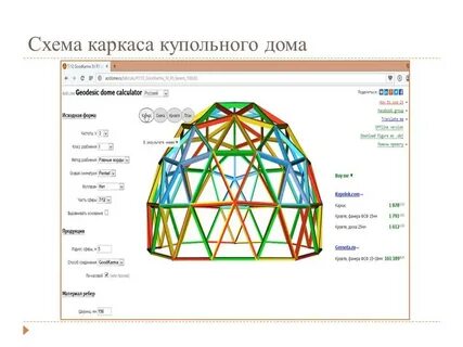 Длина купола