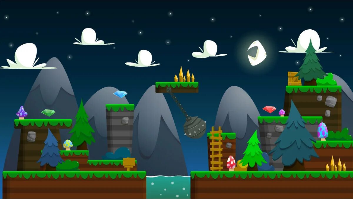 Гд платформер 2.2. Платформер лес. tile 2d platformer. платформер про зайца. platformer pack.