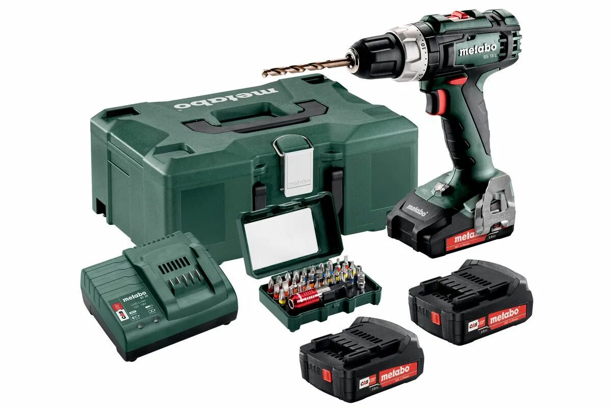 Metabo bs 18 купить. Метабо BS 18 L. Metabo BS 18 L Set. Шуруповерт Метабо bs18l. Дрель-шуруповерт аккумуляторный "Metabo" bs18 l.