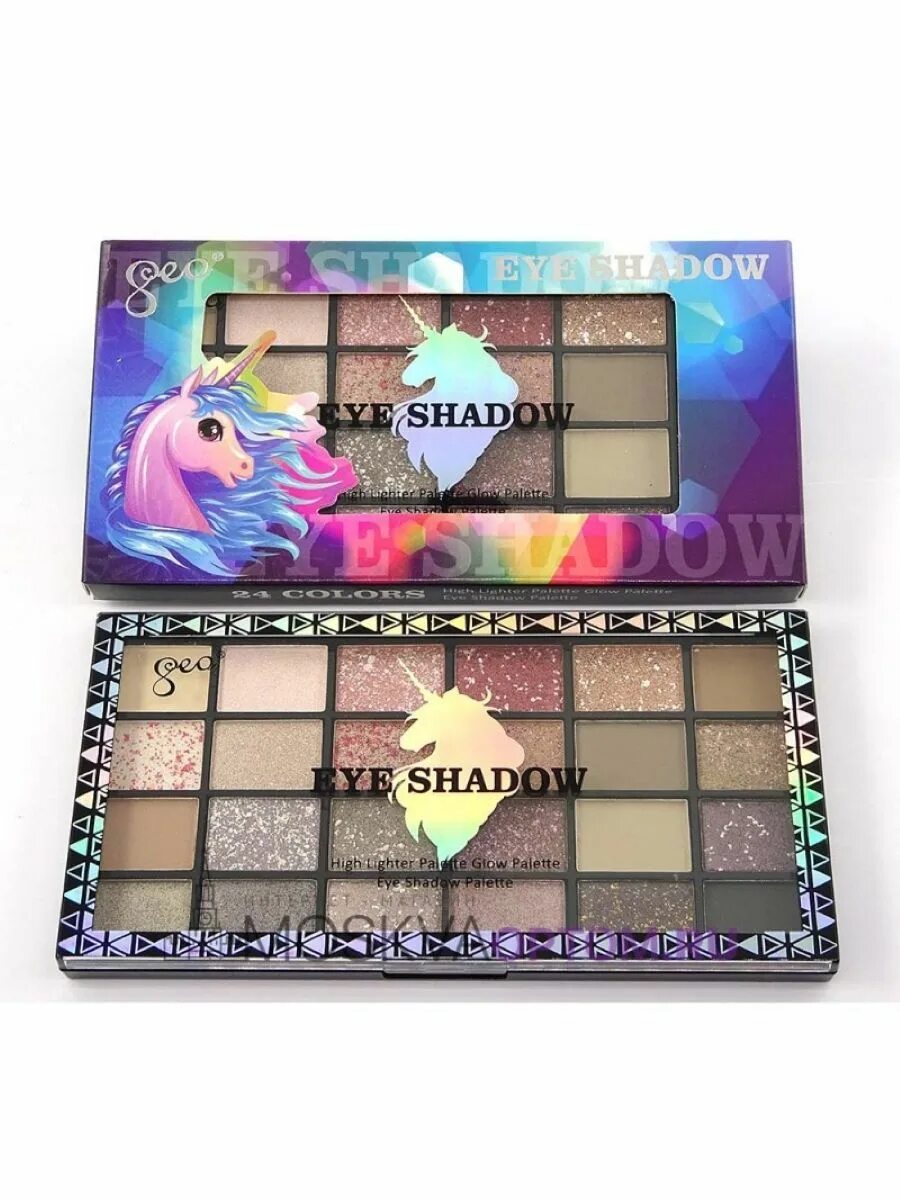 Палетка unicorn. Палетка теней с единорогом. eyeshadow палетка с единорогом. палетка теней unicorn. eyeshadow тени с единорогом.