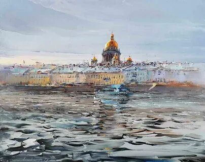 Масло холст петербург