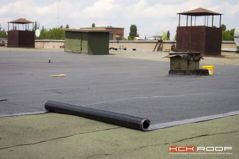 Кровли плоские рубероид