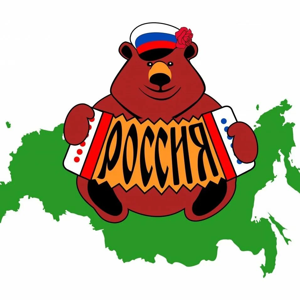 Медведь ссср. Медведь с балалайкой. Советский медведь. Медведь символ. Наклейка медведь на машину.