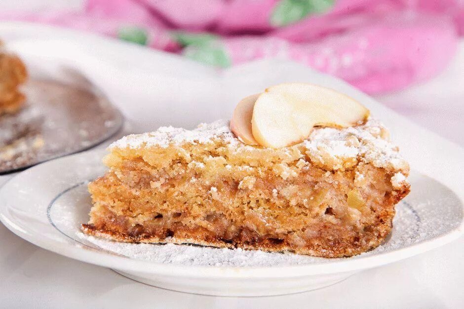 Насыпной пирог в духовке