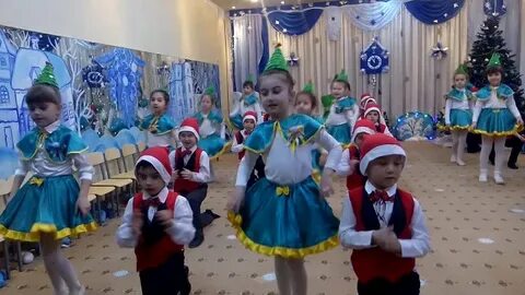 Танец новый год в детском саду подготовительная