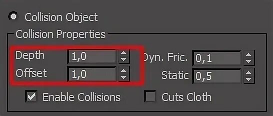 Collision object