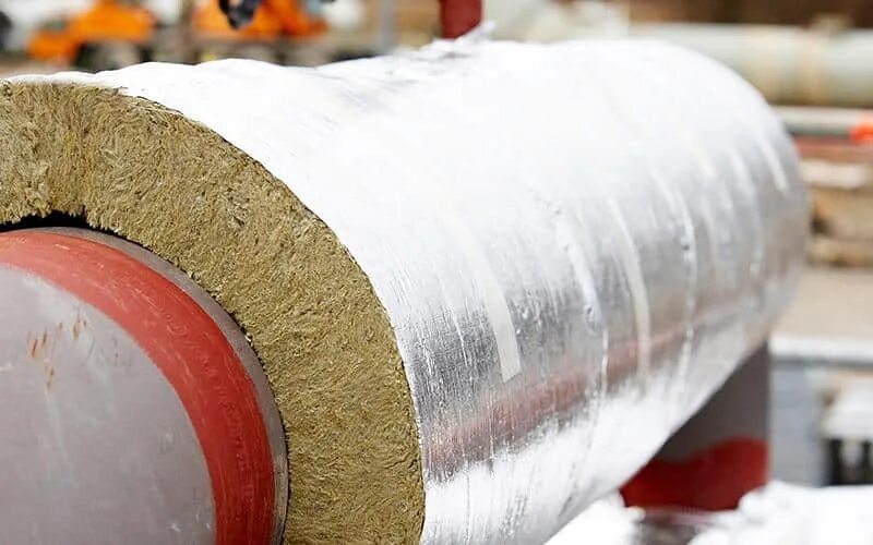 Покрытие тепловой изоляции. Изоляция Rockwool для труб. Теплоизоляция из минеральной ваты для трубопроводов 125мм. Изоляция труб минватой. Цилиндры ППУ для изоляции труб.