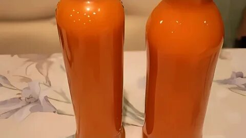 Замороженный сок облепихи