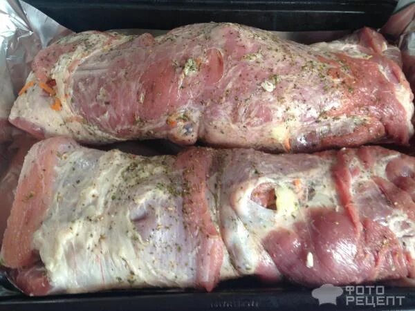 Рулет из свиной брюшины, запеченный в духовке - рецепты с фото на vpuzo.com