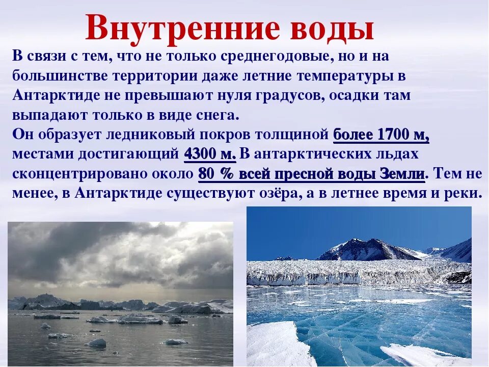 Внутренние воды Антарктиды. Антарктида презентация. Воды арктических и антарктических пустынь. Самые интересные факты о Антарктиде.