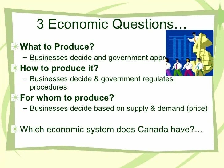How to produce. The main questions of economics. how to produce, who to produce. 3 basic economic questions.