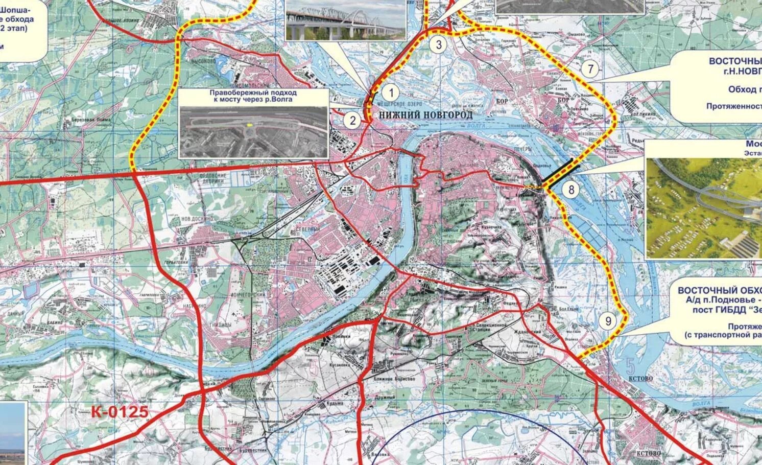 Карта дороги восток. Проект восточного обхода Нижнего Новгорода. План восточного обхода Нижнего Новгорода. Восточный обход Нижнего Новгорода. М 7 Южный обход Нижнего Новгорода.