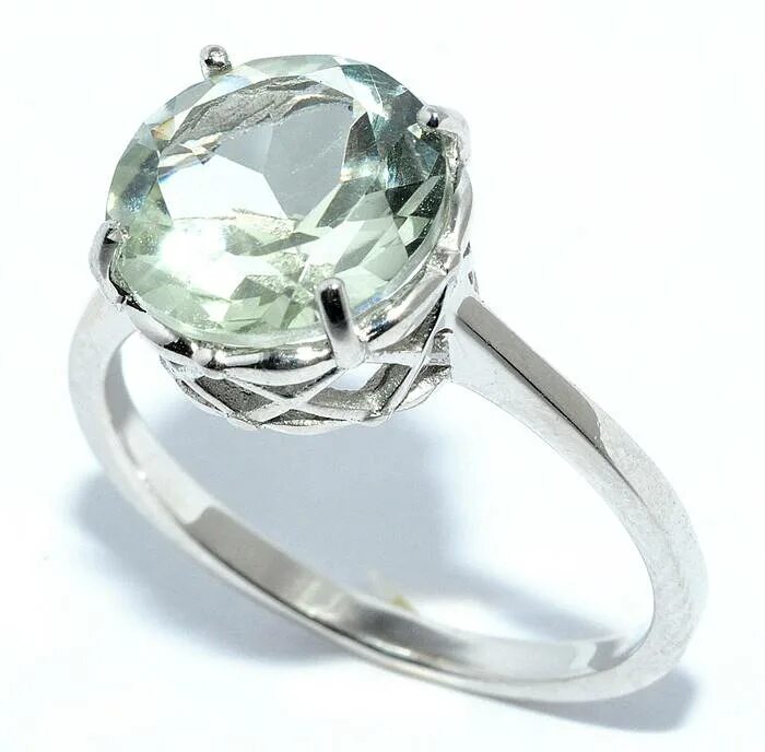 Купить серебро в новосибирске. Ювелирочка кольцо из серебра с празиолитом. Празиолит зеленый аметист. Празиолит огранка.