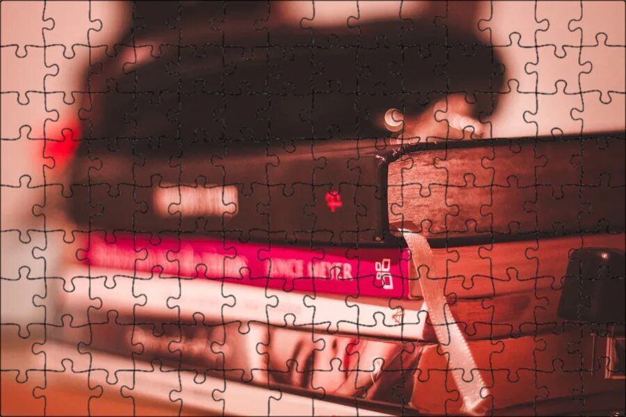 Магнитный пазл 27x18см."Открой книгу, тюльпаны, сверху" на холодильник - купить 