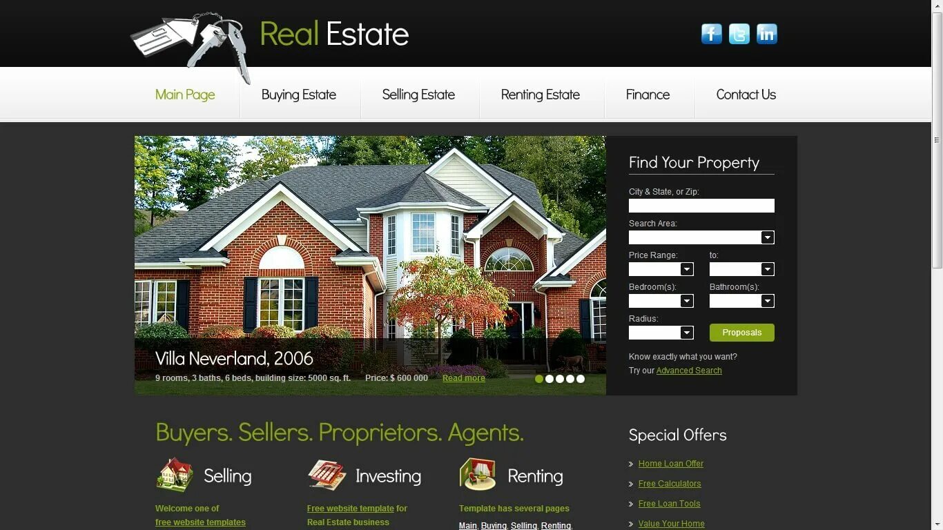 Kredomir site. Дизайн сайта. шаблон сайта недвижимости. недвижимость web design. real estate website.