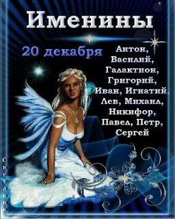 Дата рождения 20 декабря