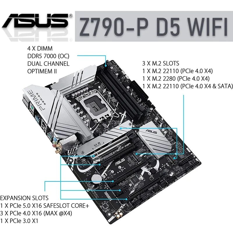 ASUS Prime z790-p, LGA 1700. Материнская плата ASUS Prime z790-p WIFI. ASUS Prime z790 WIFI ddr5. ASUS Prime z790-p Intel lga1700 z790 ddr5.