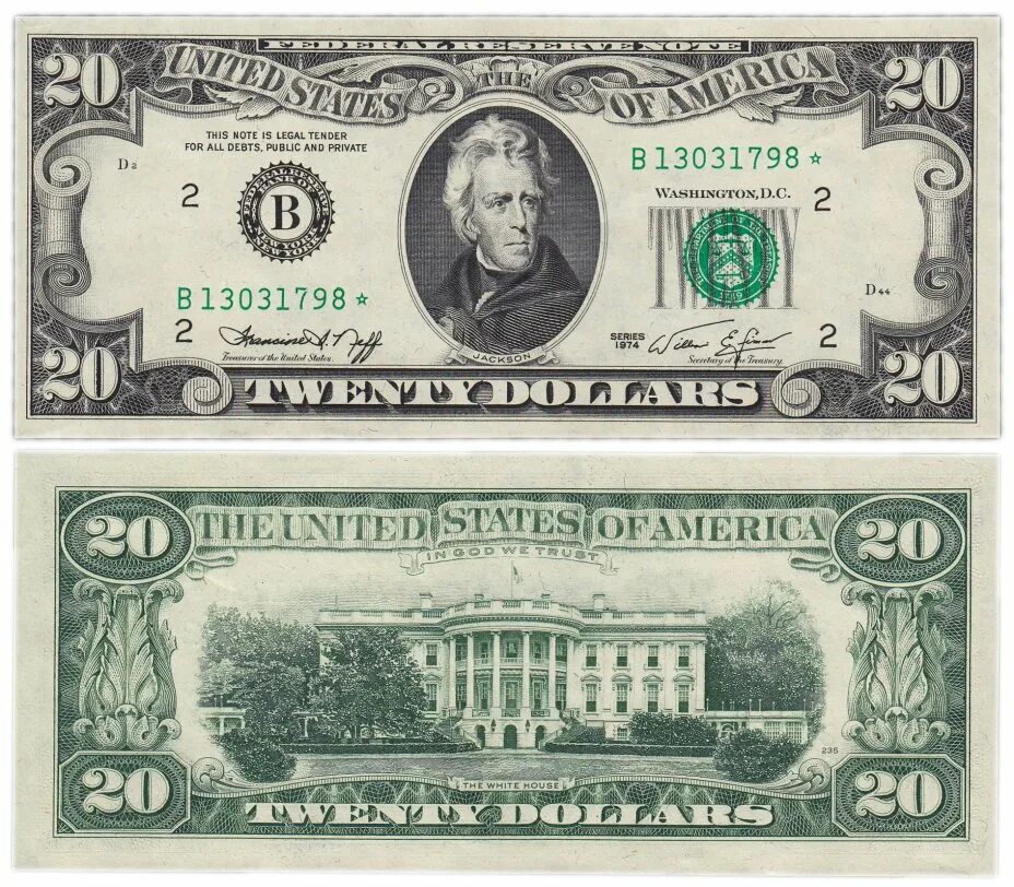 Номинал доллара купюры какие. Купюра 20 долларов США. Купюра американских 20 доллара. 20 Долларов купюра 1993. Доллар купюра с двух сторон.