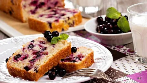 Маффины с смородиной