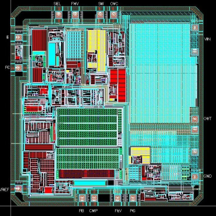 Layout 2. Integrated circuit layout. mmic микроволновая монолитная интегральная схема. layout pc. ic 4634.