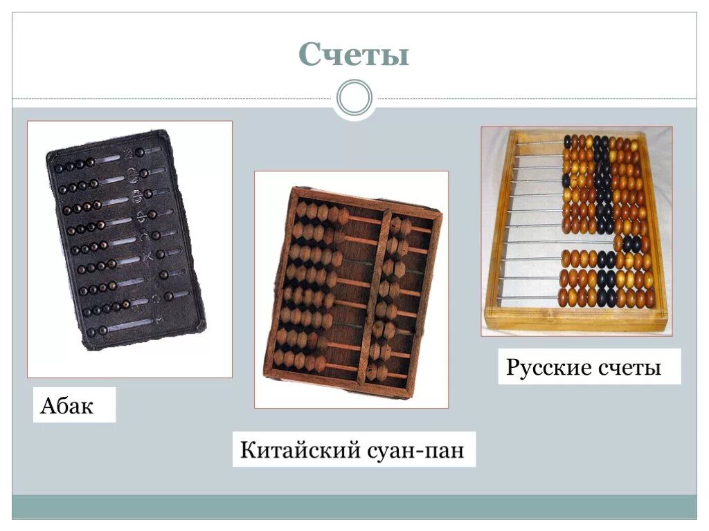Что называется счетами