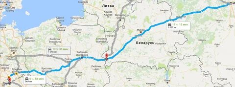 Как проехать в калининград на машине